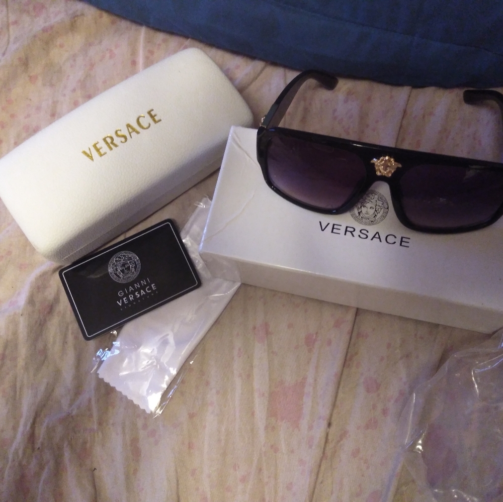 Versace sunglasses new (open box) never worn